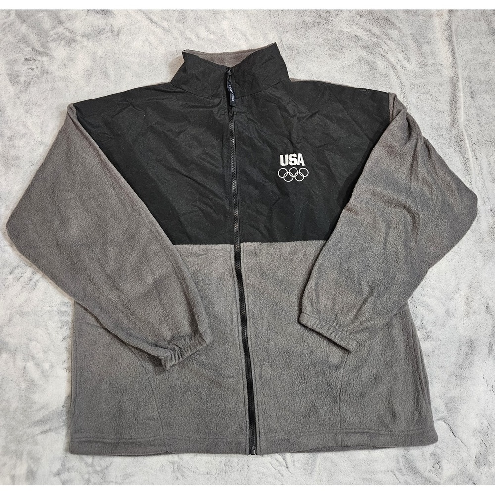 Team USA Men's 2012 Olympic Committee London Olympics Full Zip Fleece Jacket 2XL
